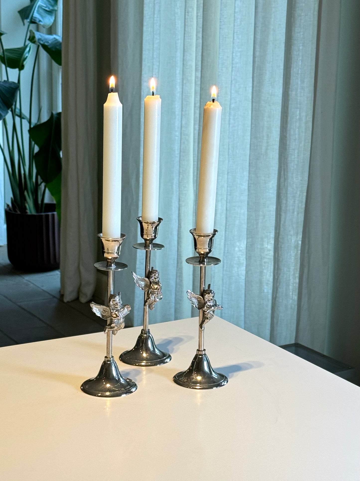 Angel candle holder
