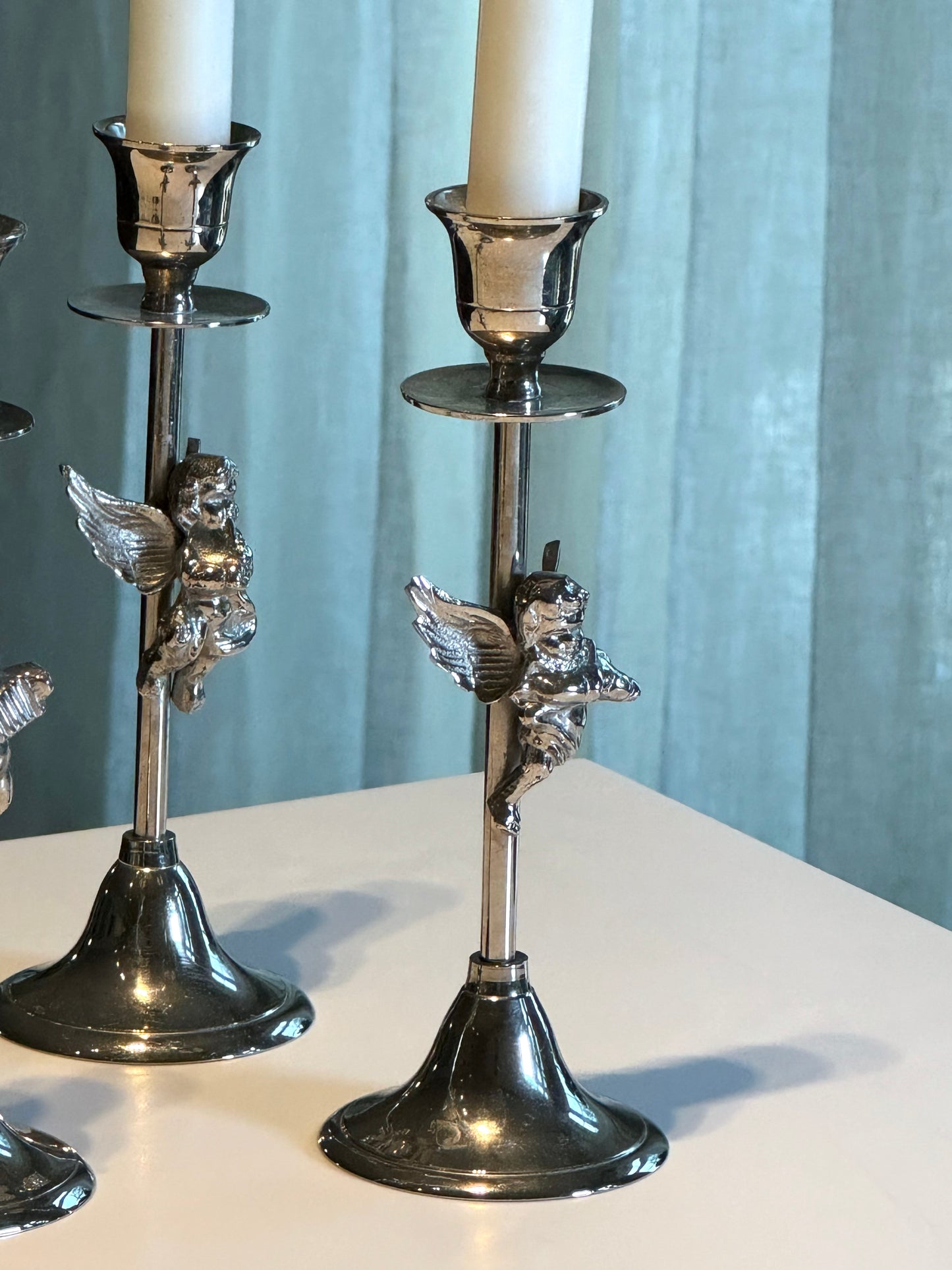 Angel candle holder