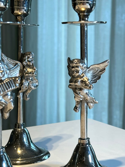 Angel candle holder