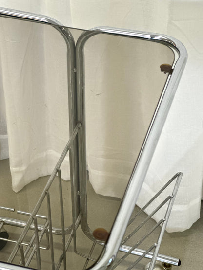 Bar table on wheels