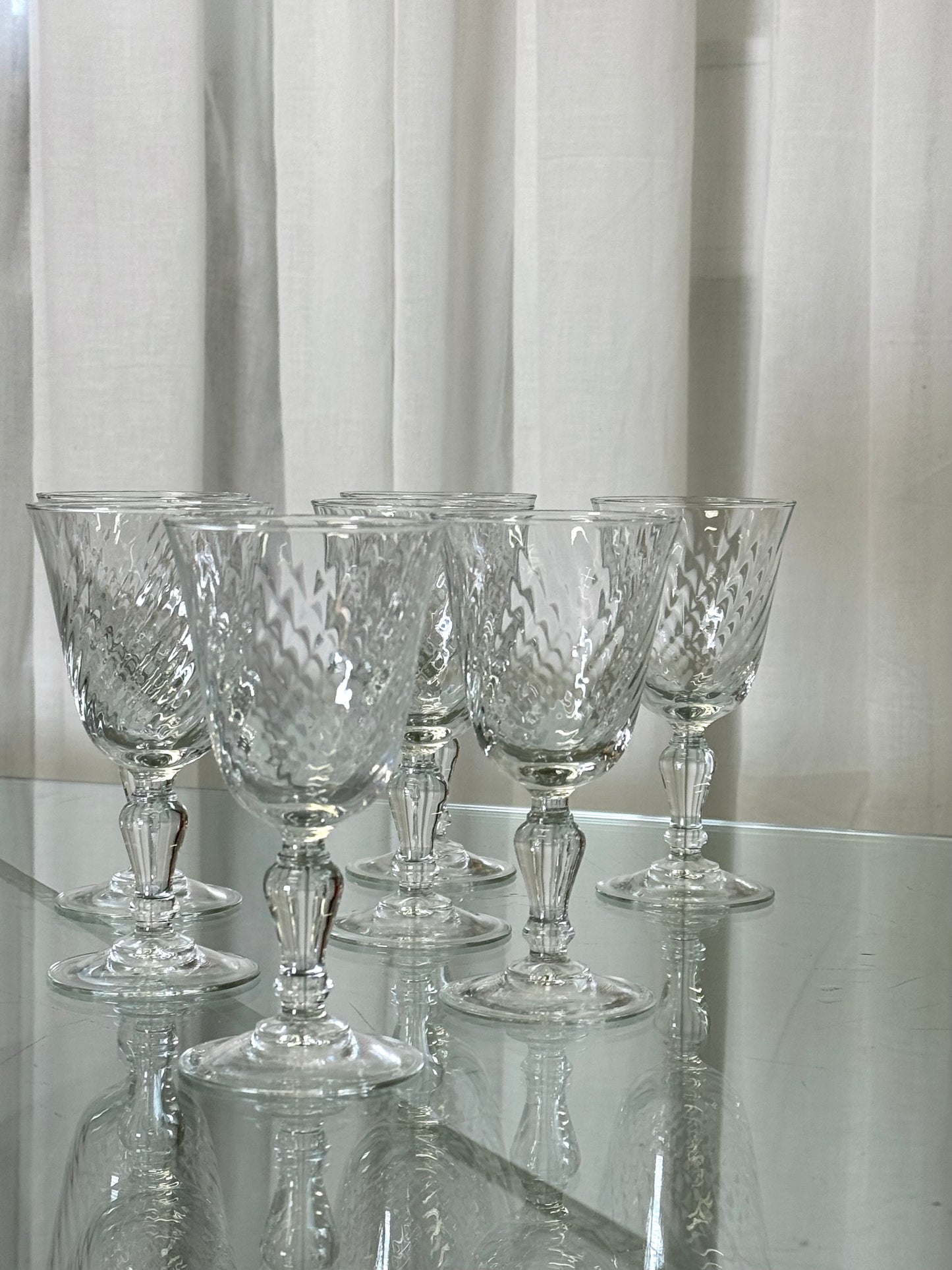 Luminarc wine glasses