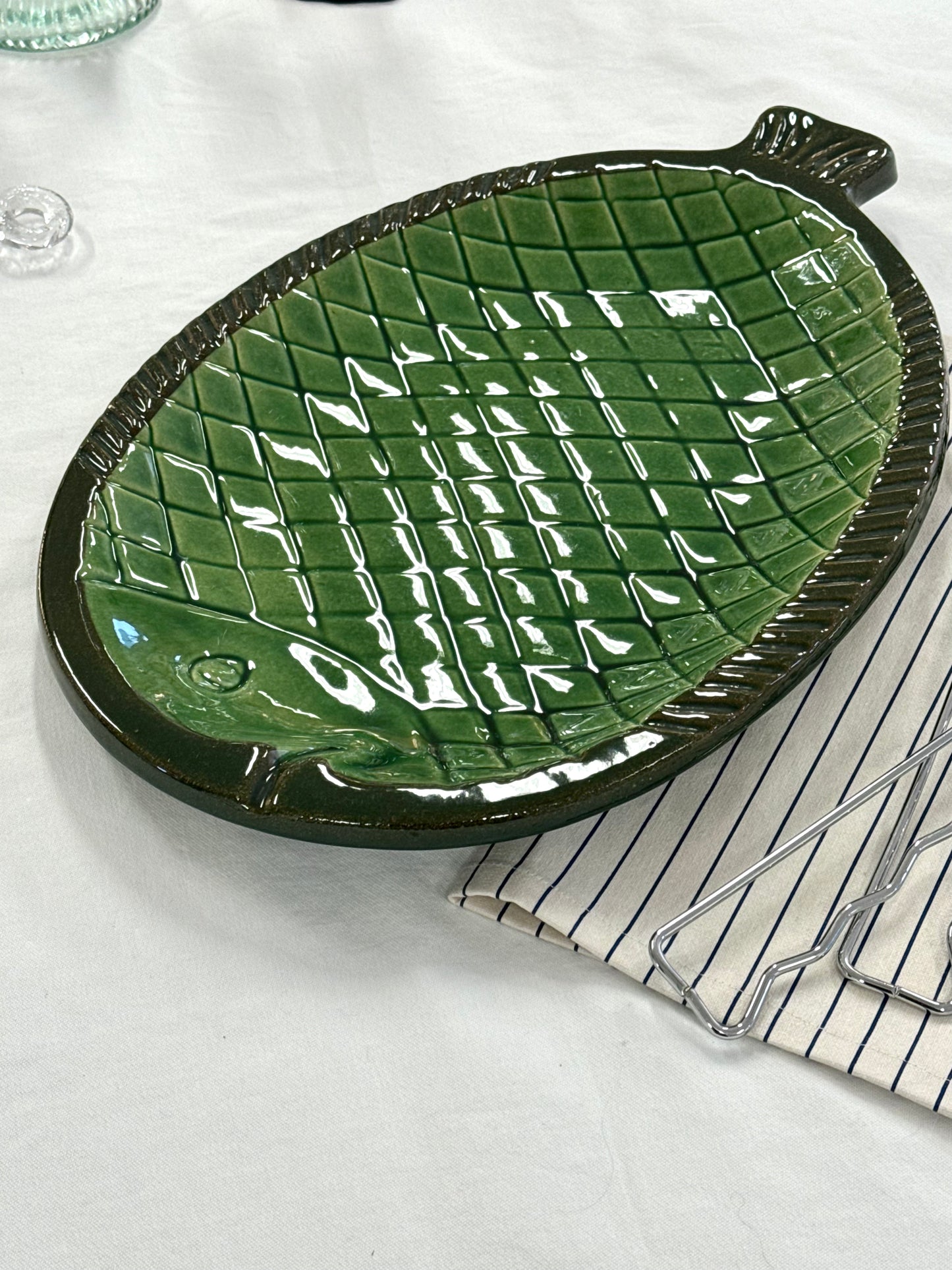 Ceramic fish dish