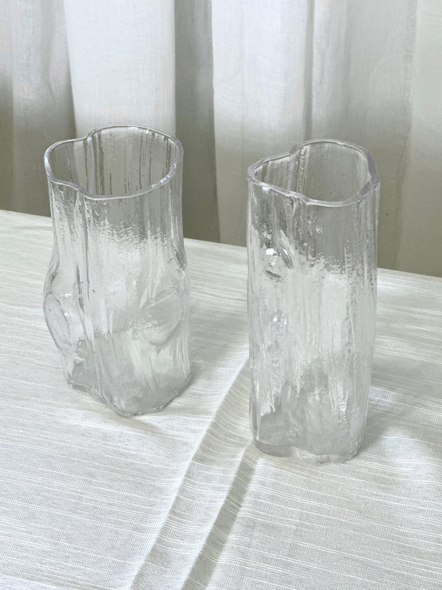 Hanmade glass vases