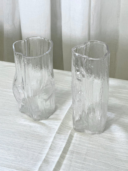 Hanmade glass vases