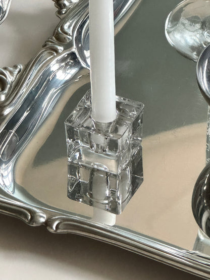 Squared candleholders