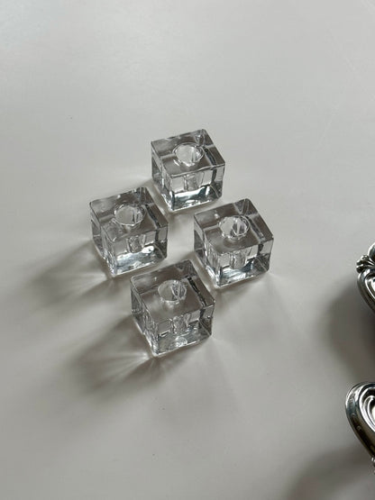Squared candleholders