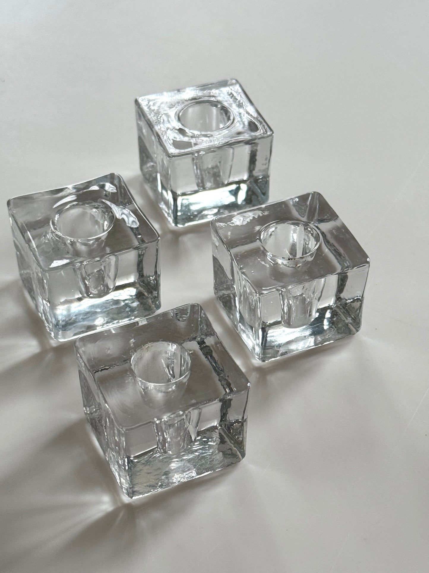 Squared candleholders