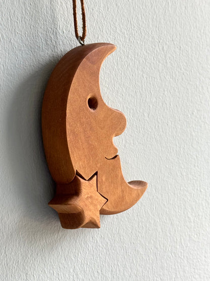 Small wooden moon