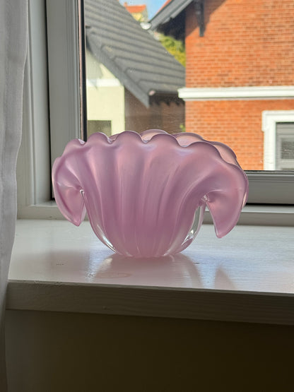 Murano clam vase