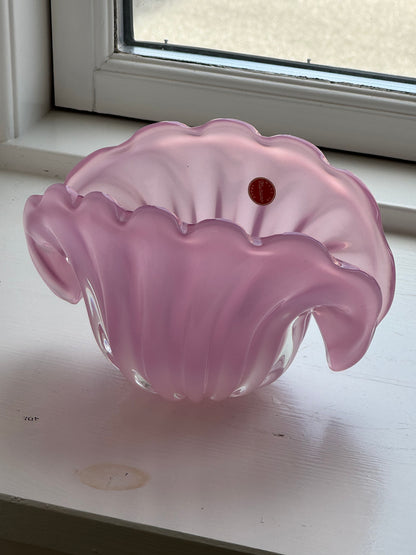 Murano clam vase