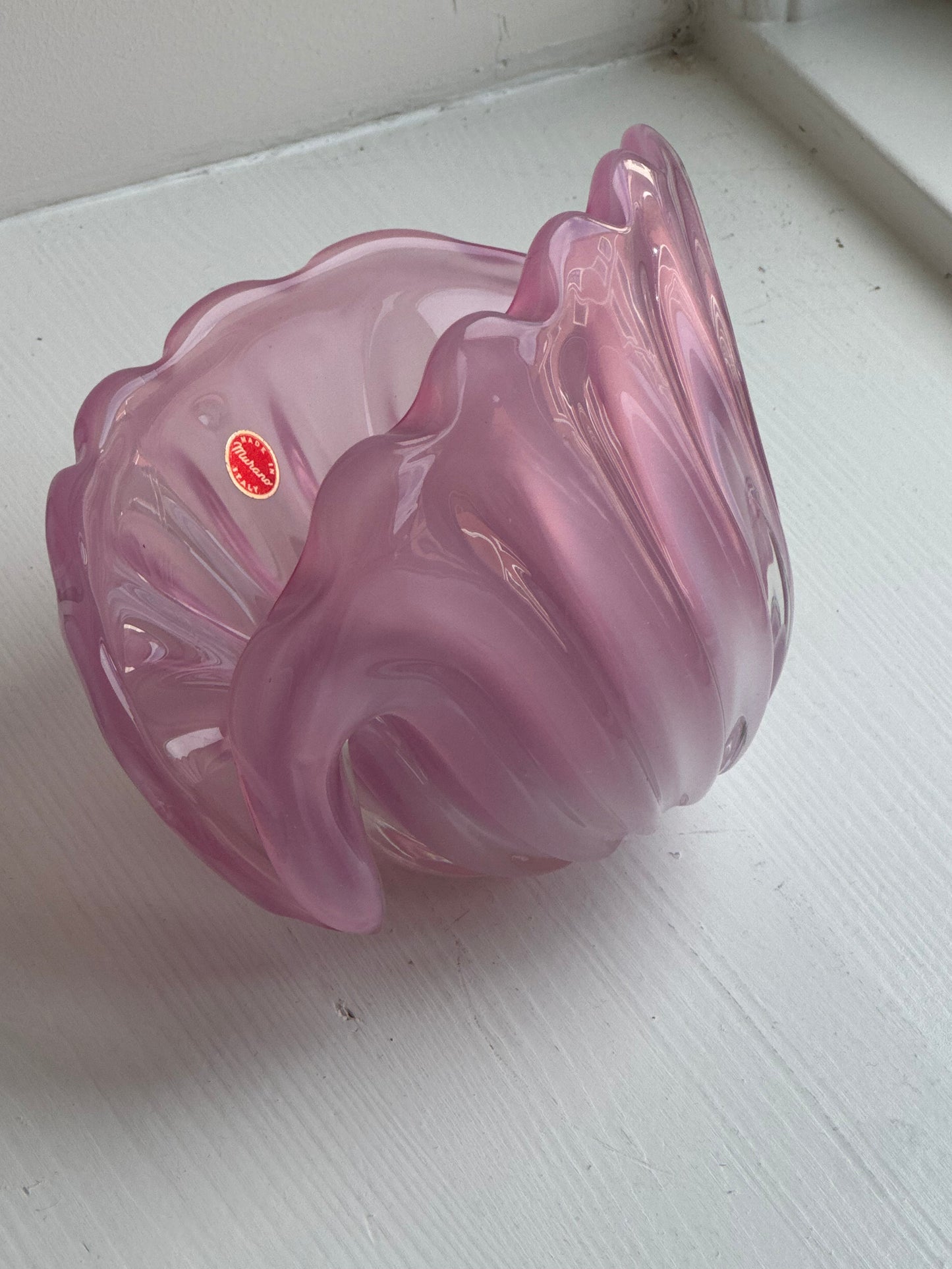 Murano clam vase