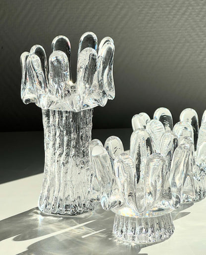 Kosta Boda sunflower candleholder