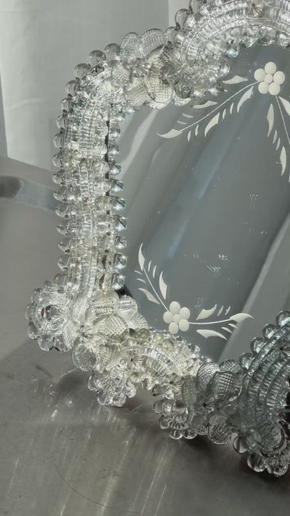 Murano table mirror