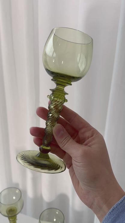 Swirling Wine glasses