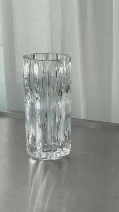 Heavy crystal vase