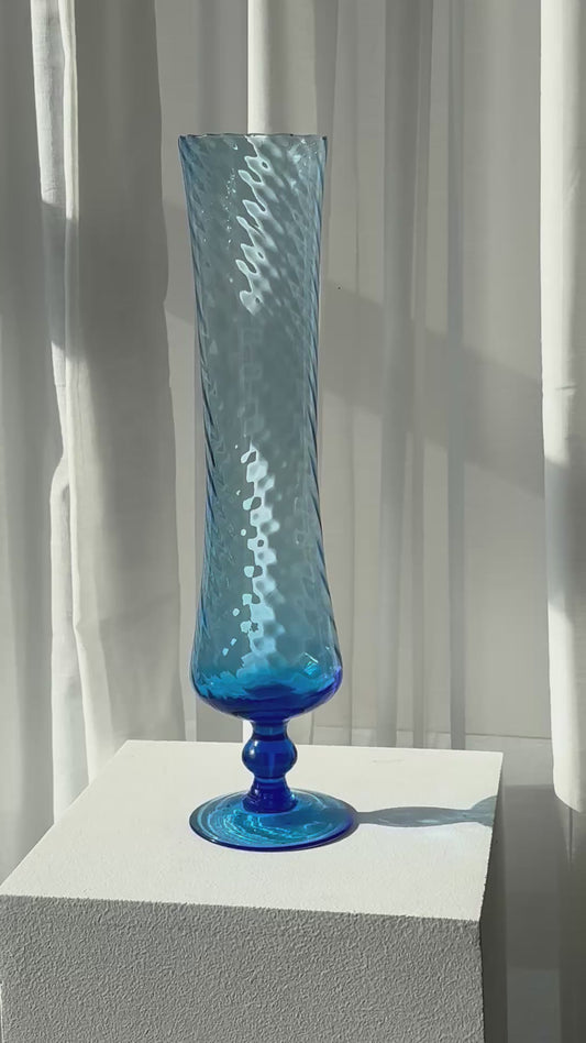 Tall handmade vase