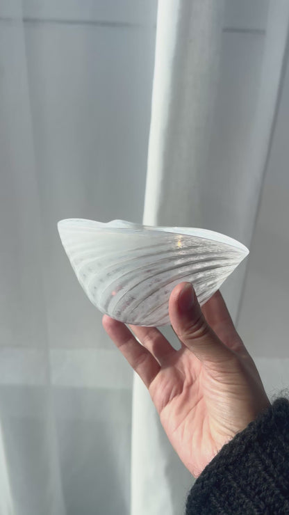 Swirling handmade bowl