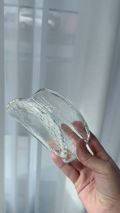 Glass napkin holder