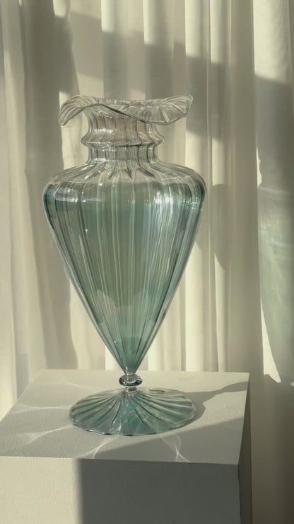 Handmade tall vase